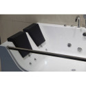 Baignoire balnéo duo + tablier + robinetterie - 180 x 120 cm - Navarino - DOCCELLI