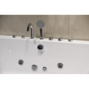 Baignoire balnéo duo + tablier + robinetterie - 180 x 120 cm - Navarino - DOCCELLI