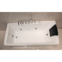Baignoire balnéo + robinetterie + tablier - 170x80cm - Ceylan - DOCCELLI