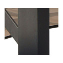 Pergola arche aluminium/acier gris anthracite 11,22m² avec toit en toile polyester 140gr/m² écru HABRITA