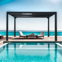Pergola bioclimatique aluminium antracite 10,80m² - HABRITA