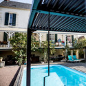 Pergola bioclimatique aluminium antracite 10,80m² - HABRITA