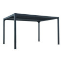 Pergola bioclimatique aluminium antracite 10,80m² - HABRITA