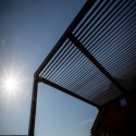 Pergola bioclimatique aluminium antracite 10,80m² - HABRITA
