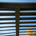 Pergola bioclimatique aluminium antracite 10,80m² - HABRITA