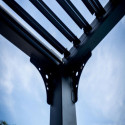 Pergola bioclimatique aluminium antracite 10,80m² - HABRITA