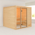 Sauna traditionnel Jutta Woodfeeling - 3 à 4 places 38mm KARIBU