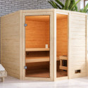 Sauna traditionnel d’angle Tabea Woodfeeling - 2 à 3 places 38mm KARIBU