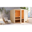 Sauna traditionnel d’angle Tabea Woodfeeling - 2 à 3 places 38mm KARIBU