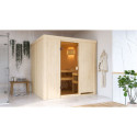 Sauna traditionnel TROMSO Woodfeeling 5 à 6 places 68mm KARIBU