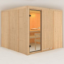 Sauna traditionnel Arvika 8 à 10 places 68mm - Karibu