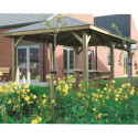 Pavillon de jardin KIOSK 11,64m² en bois traité autoclave - SOLID