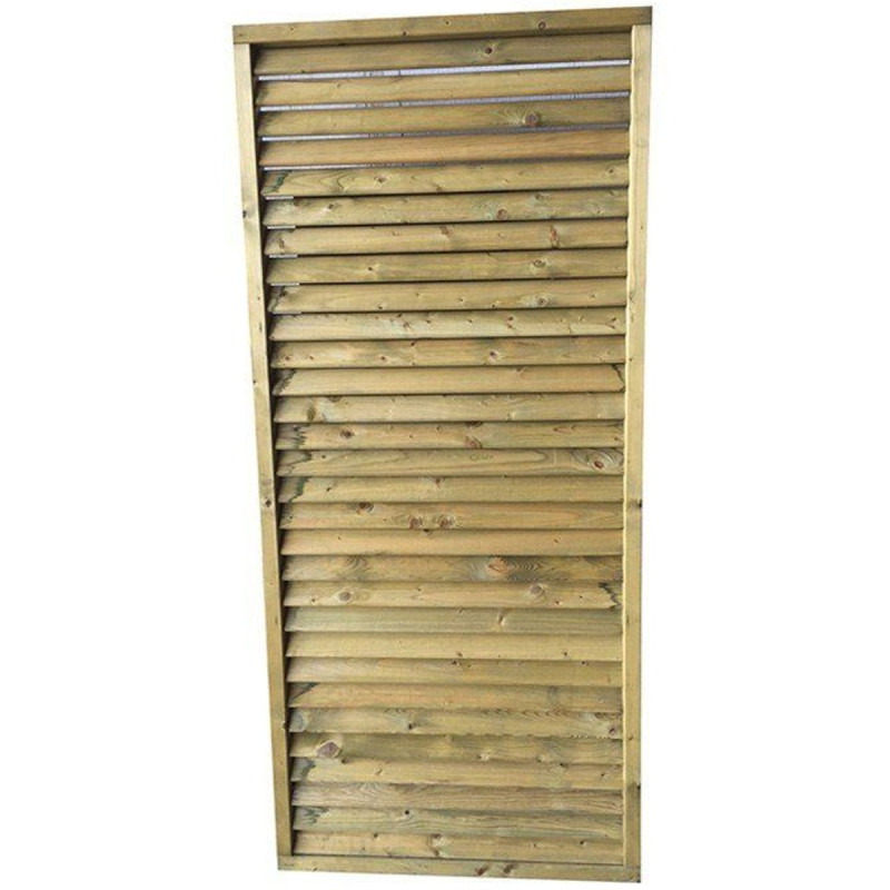 Jalousie fixe 90cm pour pavillons KIOSK en bois traité autoclave - SOLID