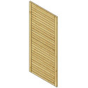 Jalousie fixe 90cm pour pavillons KIOSK en bois traité autoclave - SOLID
