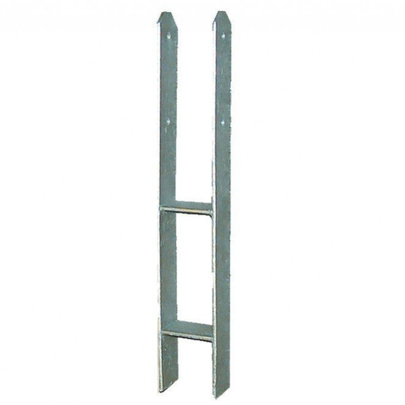 Support en H à encastrer - S5500 pour pavillons et carports Solid