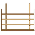 Extension en bois traité pour carport modulable 3x5x2,5m - SOLID