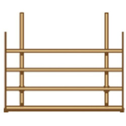 Extension en bois traité pour carport modulable 3x5x2,5m - SOLID
