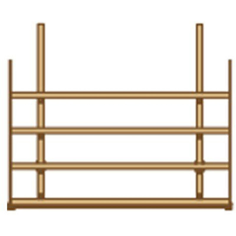 Extension en bois traité pour carport modulable 3x5x2,5m - SOLID