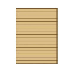 Paroi latérale pleine 180x230cm pour carport modulable en bois traité autoclave - SOLID