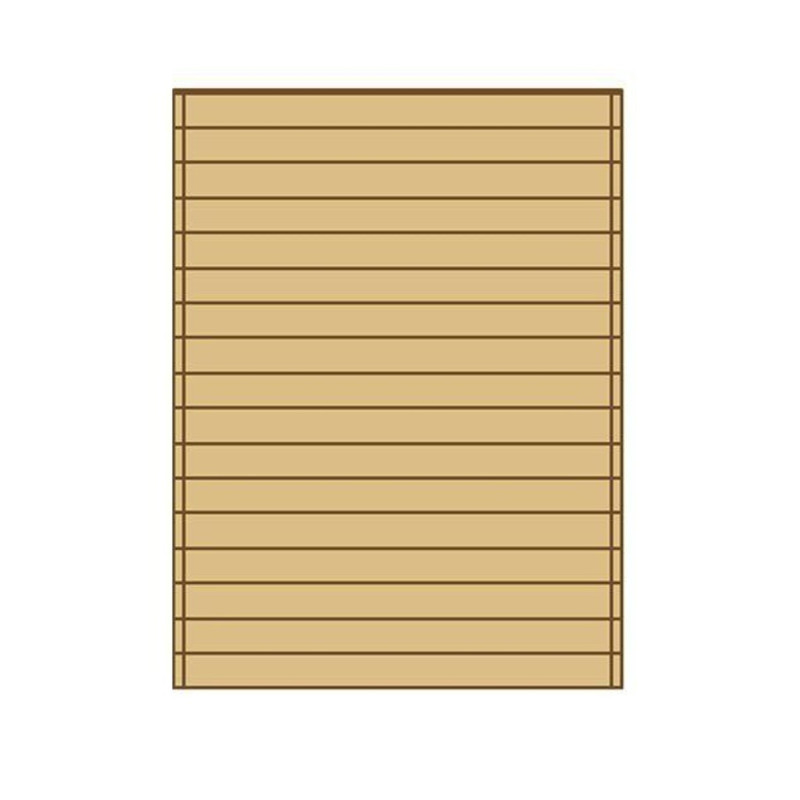 Paroi latérale pleine 180x230cm pour carport modulable en bois traité autoclave - SOLID