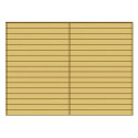 Paroi frontale pleine 390x245cm pour carport modulable en bois traité autoclave - SOLID