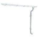 Kit gouttières blanc - pack prêt à la pose pour abri Grosfillex 11,2m²