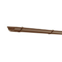 Kit gouttières marron - pack prêt à la pose pour abri Woodlife 9m²
