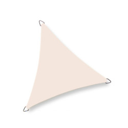 Voile d'ombrage triangle Dreamsail 500x500x500cm blanc imperméable  - NESLING