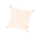 Voile d'ombrage carrée Dreamsail 500x500cm blanc imperméable – NESLING 