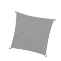 Voile d'ombrage carrée Dreamsail 500x500cm gris imperméable – NESLING 