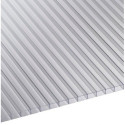 Pack de 3 plaques de polycarbonate 6mm blanc longueur 301cm