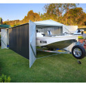 Garage en acier Zincalume Colorbond 19,70m² grande hauteur et largeur EASYSHED