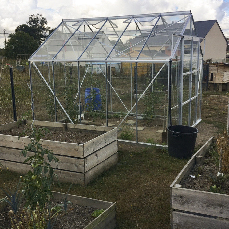 Serre Laurus Uranus 8,10m² + embase incluse - Natura Lams