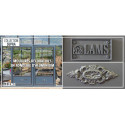 Serre de jardin SUPRA 28,60m² en aluminium laqué et verre trempé 4mm + embase incluse - Lams