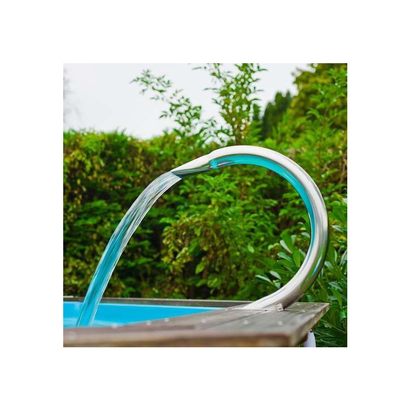Cascade massante Mamba Shower pour piscines en Inox 316L- Ubbink
