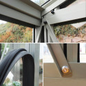 Serre de jardin SUPRA 27,80m² en aluminium laqué et verre trempé 4mm + embase incluse - Lams