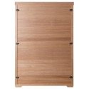 Sauna d'angle infrarouge LOUNGE 1 place panneaux carbone et céramique 2570W - Snö