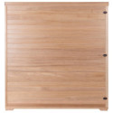 Sauna d'angle infrarouge LOUNGE 1 place panneaux carbone et céramique 2570W - Snö