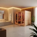 Sauna infrarouge LOUNGE 2 places panneaux carbone et céramique 3300W - Snö