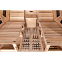 Sauna infrarouge LOUNGE 2 places panneaux carbone et céramique 3300W - Snö