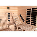 Sauna infrarouge LOUNGE 2 places panneaux carbone et céramique 3300W - Snö