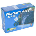 Lame d'eau Niagara en Acrylic 30cm avec LED - Ubbink