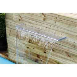 Lame d'eau Niagara en Acrylic 60cm avec LED - Ubbink
