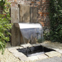 Lame d'eau Nevada Led 90 en inox 304 90x33xH.13cm pour bassin de jardin - Ubbink