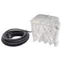Boitier électrique décor 4 prises 230 VAC Stonedecor 17x19xH.22cm pour jardin - Ubbink