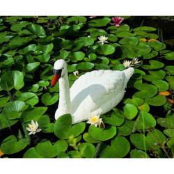 Cygne décoratif H.46cm pour bassins de jardin - Ubbink