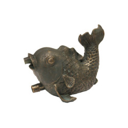 Gargouille poisson pour bassin de jardin - Ubbink