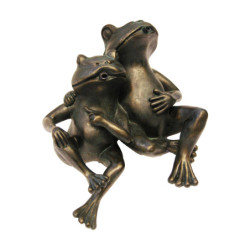 Gargouille duo de grenouilles pour bassin de jardin - Ubbink