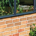 Serre de jardin sur muret 18,8m² anthracite en verre trempé Grand Oase - Juliana