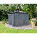 Moustiquaire en polyester léger pour pergolas Palermo 3000/3500/3600 + Milano 3000 + Martinique 3600 Palram